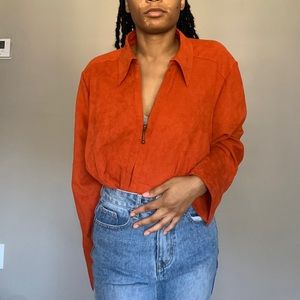 Burnt Orange Jacket / Shirt